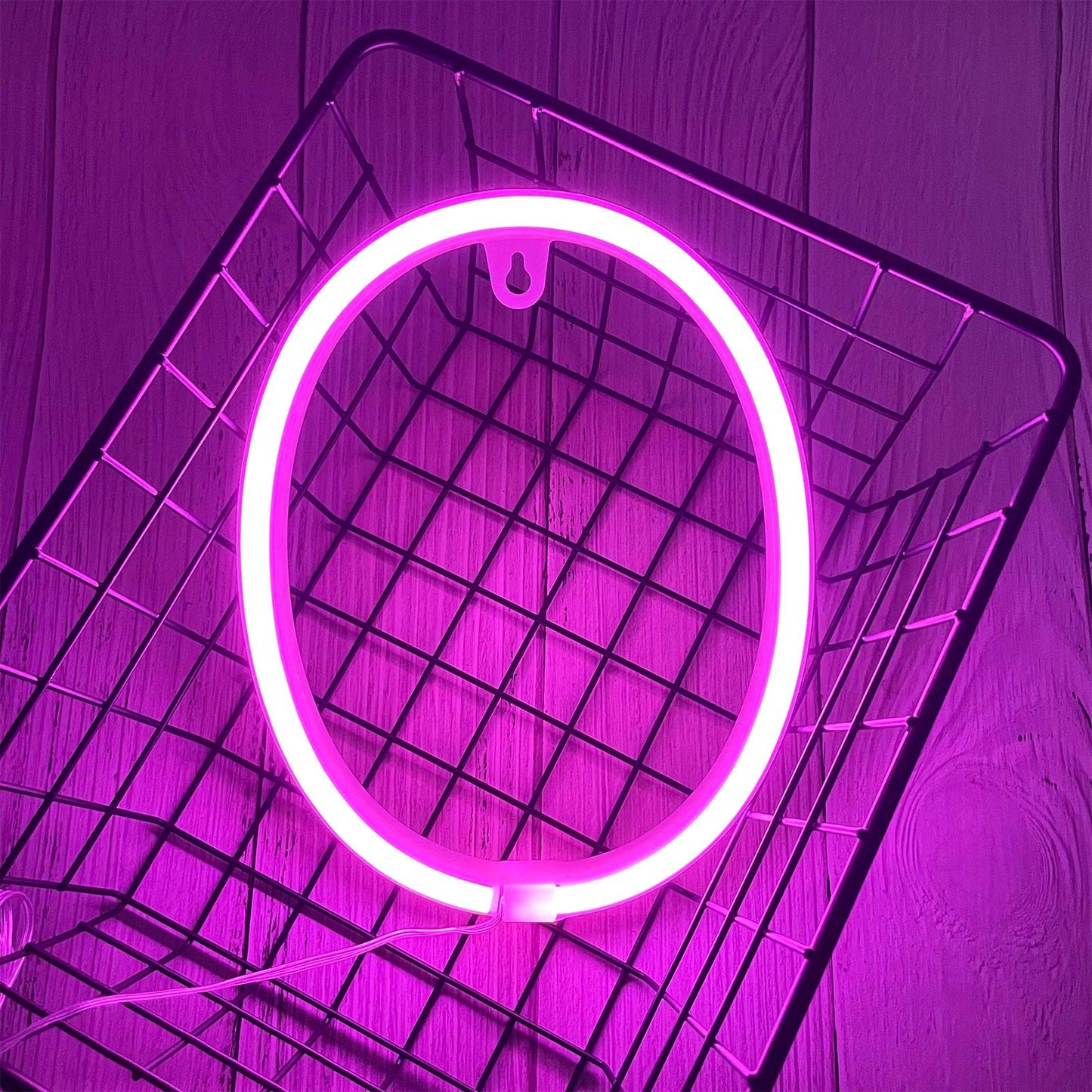 ENUOLI Light Up Letters Neon Signs, Pink Alphabet Neon Lights Wall Decor for Home, Birthday Party, Bar, Valentine’s Day Word-Pink Letter (O)
