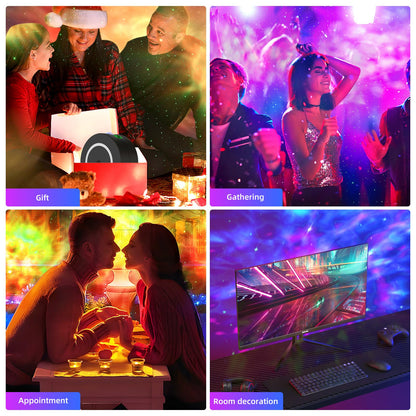Galaxy Projector for Bedroom, Galaxy Light Projector with 41 Lighting Modes, Starry Nebula Ceiling Night Light with Timer and Remote, Room Decor, for Christmas, Birthdays