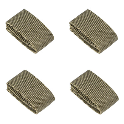 TACNEX Duty Belt Keepers w/Hook & Loop Closure for 2"-2.25" Wide Utility Belt Loop Stays Nylon Tactical Strap Holder Retainer Police Law Enforcement Security Military Accessories RG