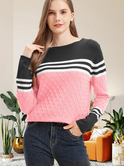 Womens Sweaters Fall 2025 Fashion Boho Trendy Lightweight Pullover Crew Long Sleeve Cute Tops for Women Winter Outfits