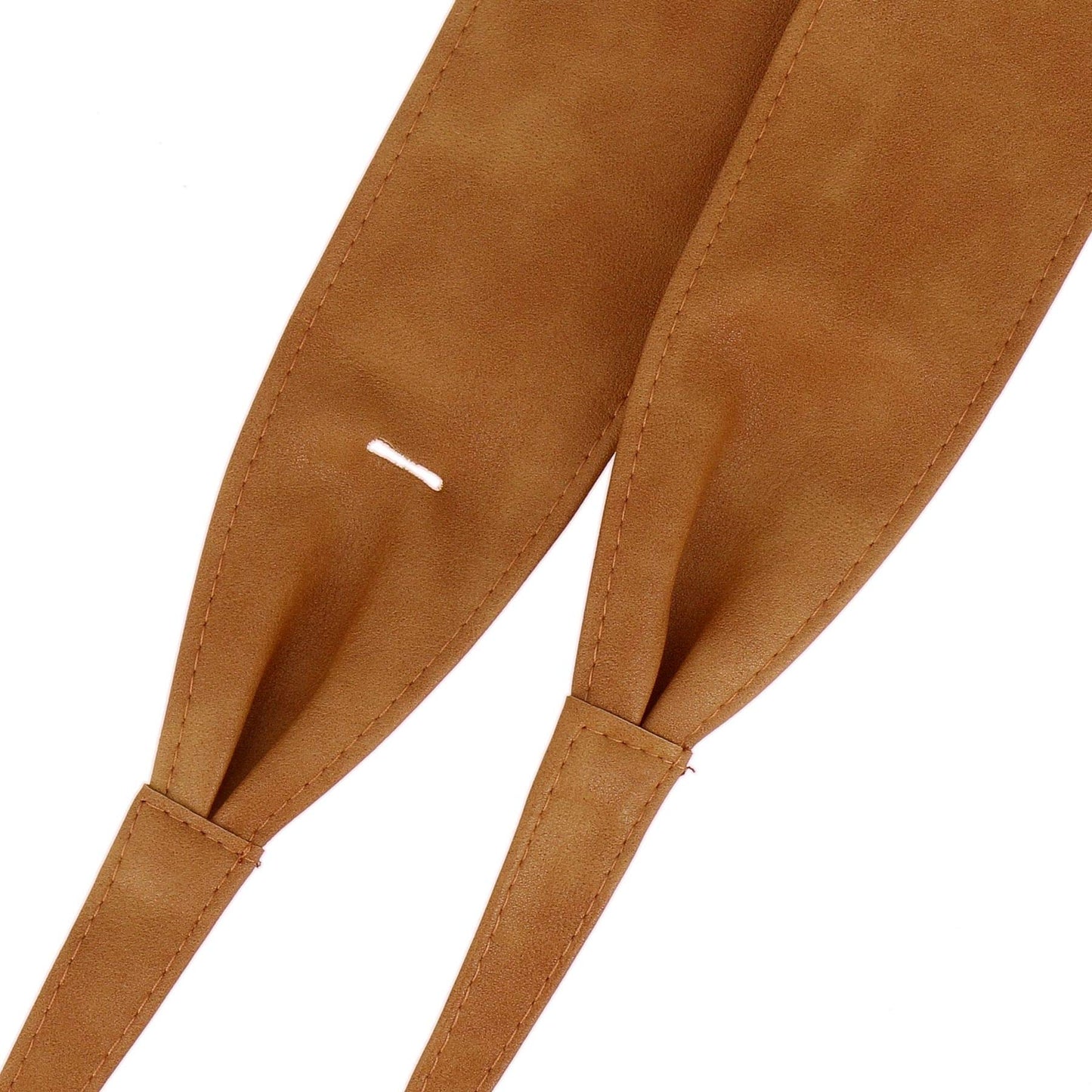 FASHIONGEN Obi Belt for Women – Wide Waist Belt in Faux Leather, MICA - Light Camel, Small/Medium