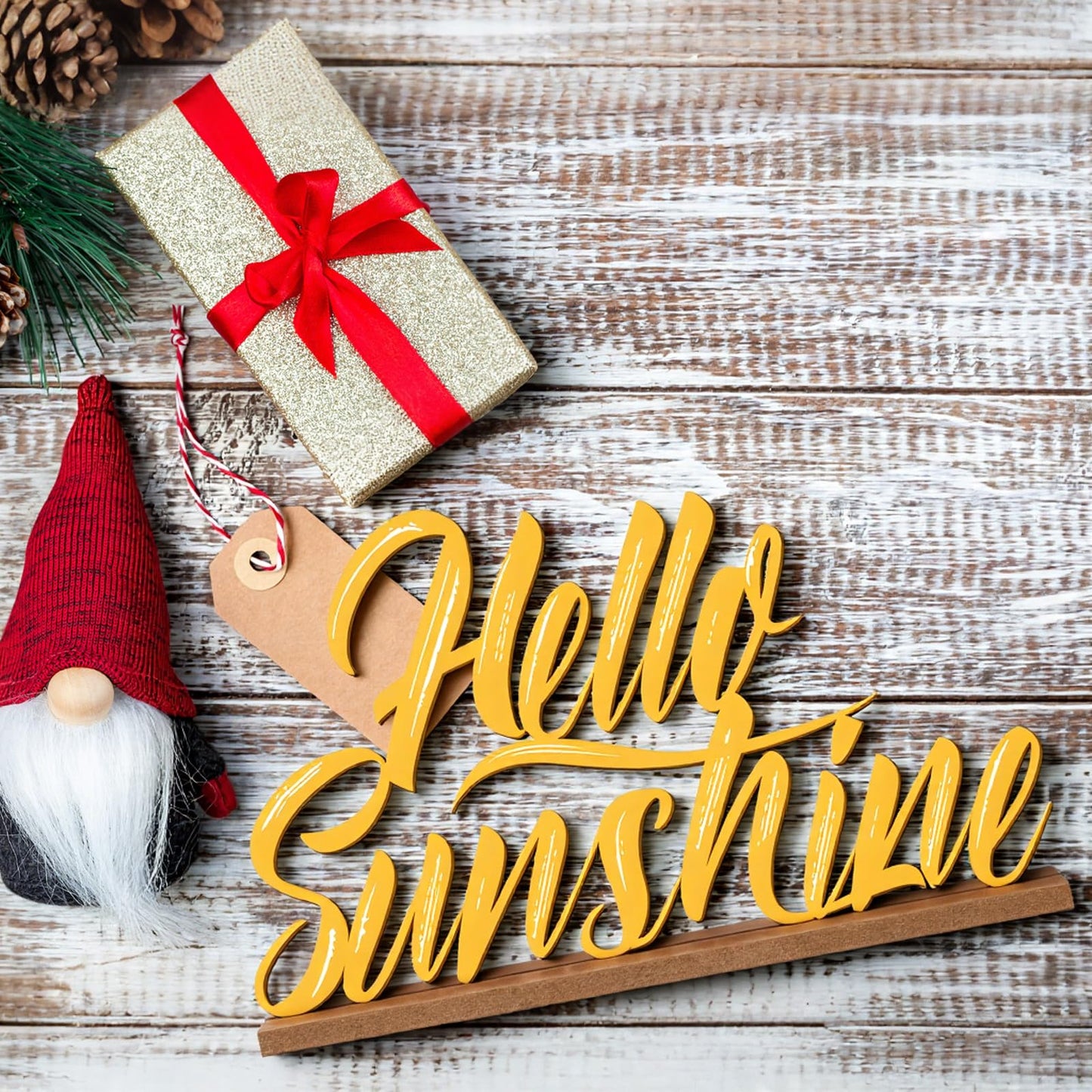12 Pcs Interchangeable Seasonal Decor Holiday Sign Wooden Desk Table Decor for Office Home Rustic Farmhouse Multiple Holiday Sign with Wooden Base Tiered Tray Tabletop Mantel Easter Welcome Signs