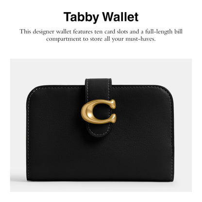 COACH Soft Grain Leather Tabby Wallet