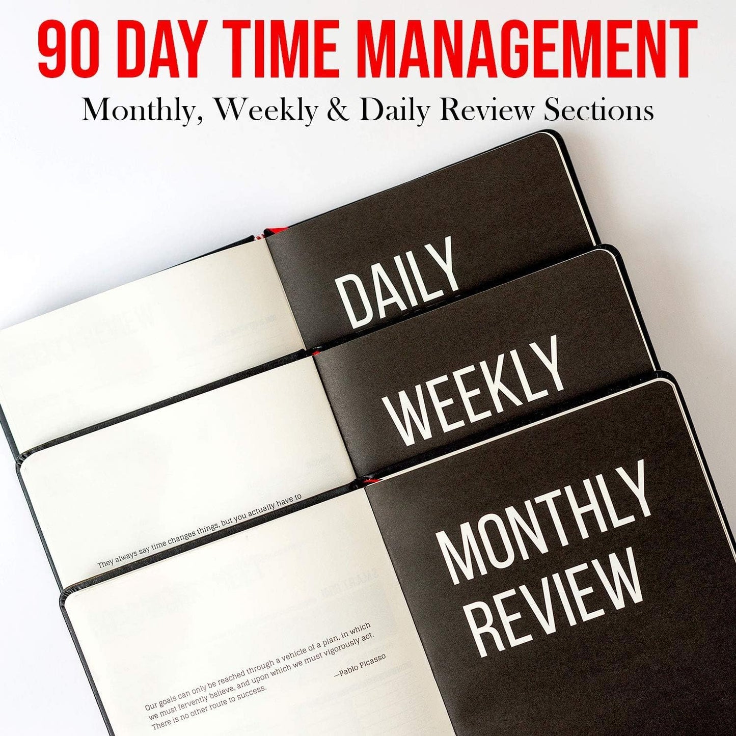 This Is My Era 90 Day Planner, Undated Weekly and Monthly Planner, Life Organizer | Goals Journal, Undated Agenda, Leather & Hard Cover Planner (1 Pack, Gold)