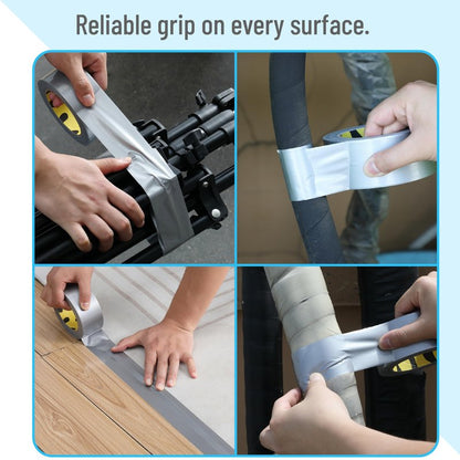 Bates- Duct Tape Heavy Duty, 2 Inch x 90 ft, Silver, Waterproof Tape for Outdoor Use, Easy Tear, Weather Resistant