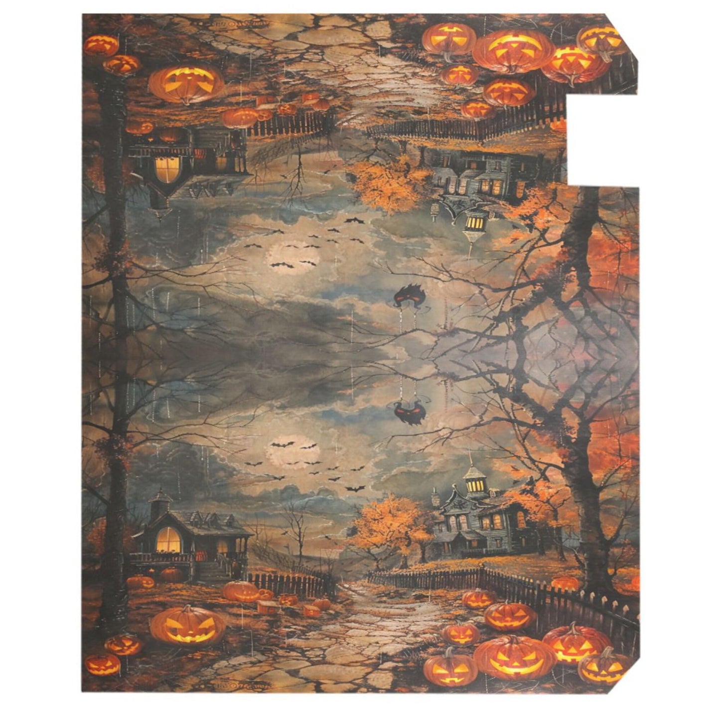 Wamika Happy Halloween Magnetic Mailbox Covers Spooky Pumpkin Lantern Mailbox Cover Standard Size Full Magnet Garden Yard Porch Mail Boxes Cover Holiday Decorations 21" L x 18" W