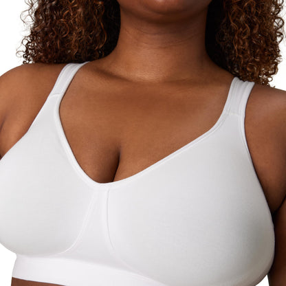 Playtex Women's 18 Hour Ultimate Lift Wireless Stretch Cotton Full-Coverage T-Shirt Bra