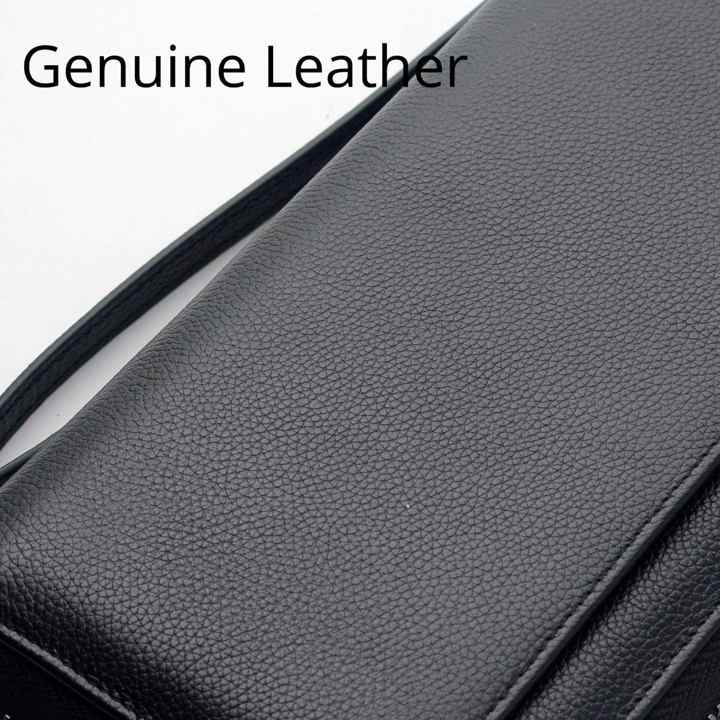 Travel Document Organizer RFID Blocking Leather Multiple Passport Wallet Family Holder Id Wrist Strap(Black)