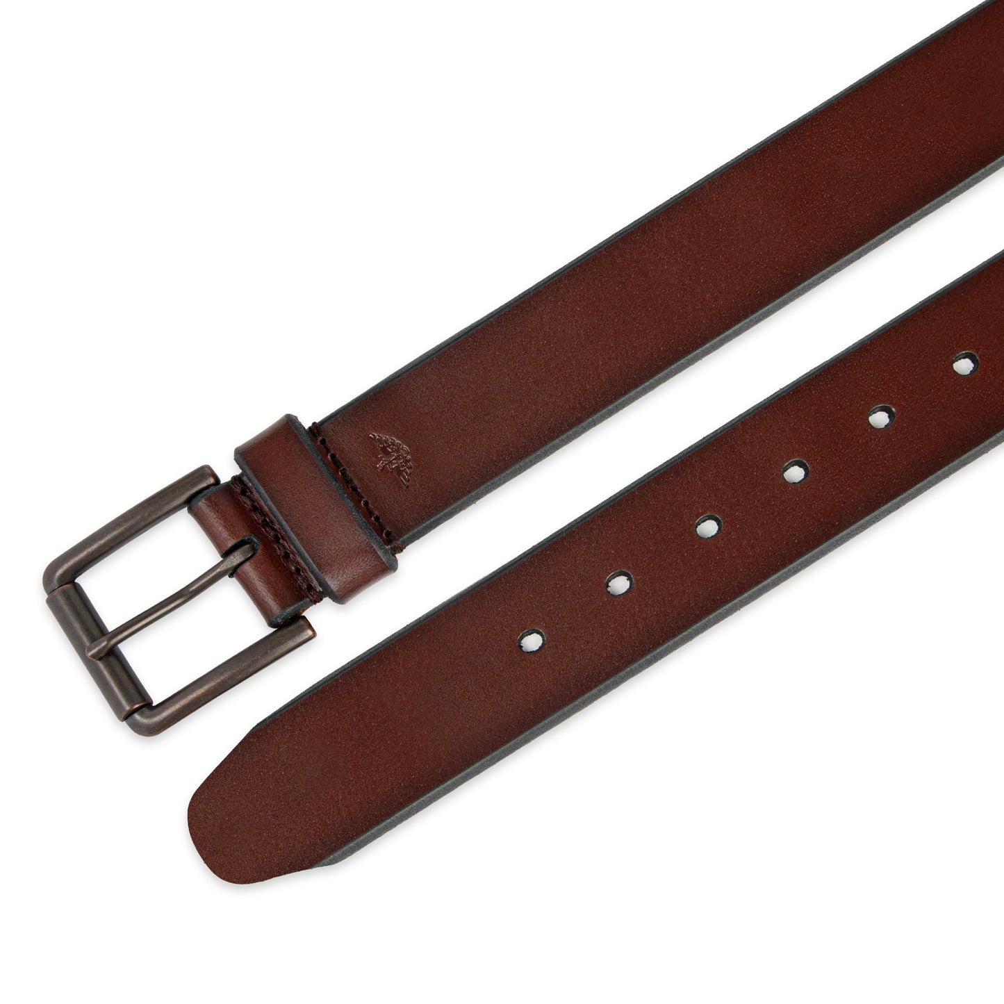 Dockers Men's Casual Leather Belt - 100% Soft Top Grain Genuine Leather Strap with Classic Prong Buckle, Brown,30