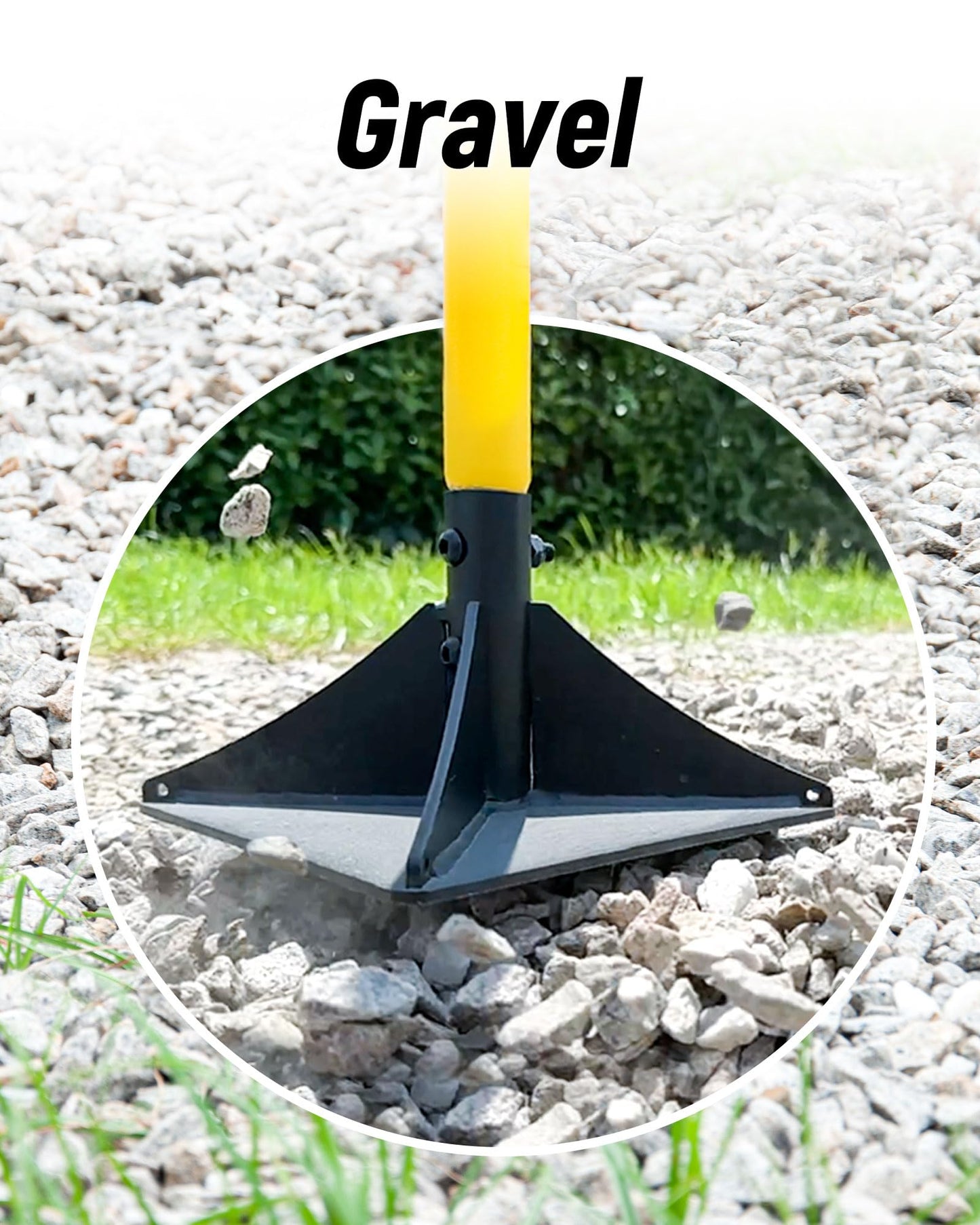 BlumeTrec 10"x10" Steel Tamper with 48" Handle, Heavy Duty Hand Compactor Tool for Leveling Soil, Gravel, Sand, Asphalt, Ground, Paver, Driveway, Garden, Yard and Blacktop Repair
