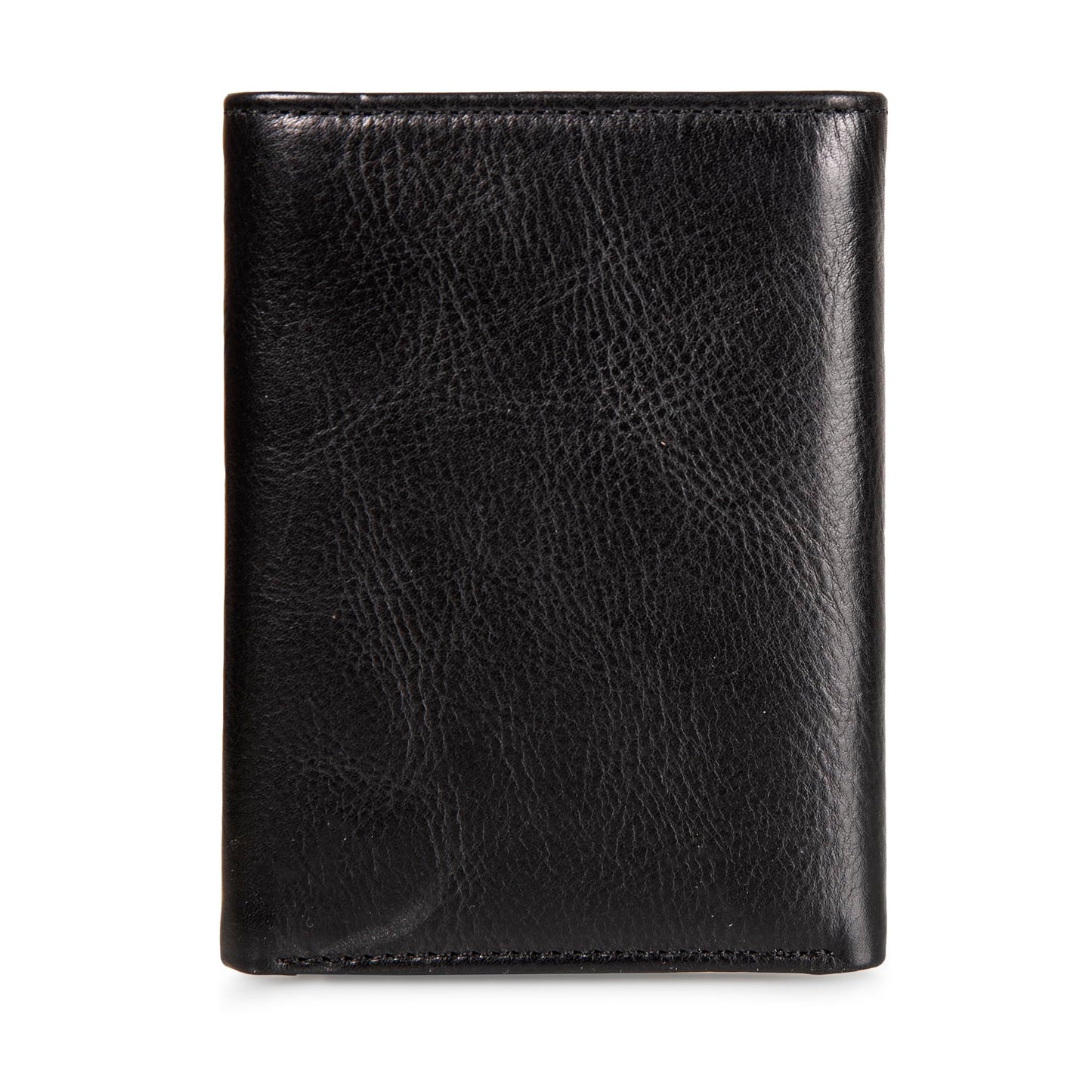 Lucky Brand Men's Smooth Leather Trifold Wallet - with RFID Blocking Lining, 6 Card Slots and Large Bill Pocket- Black