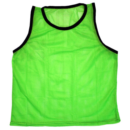 BlueDot Trading Youth Sports Scrimmage Pinnies Training Vest Jersey for Team Practice for Soccer, Football, Basketball, Lacrosse, and More, Red, Quantity 1
