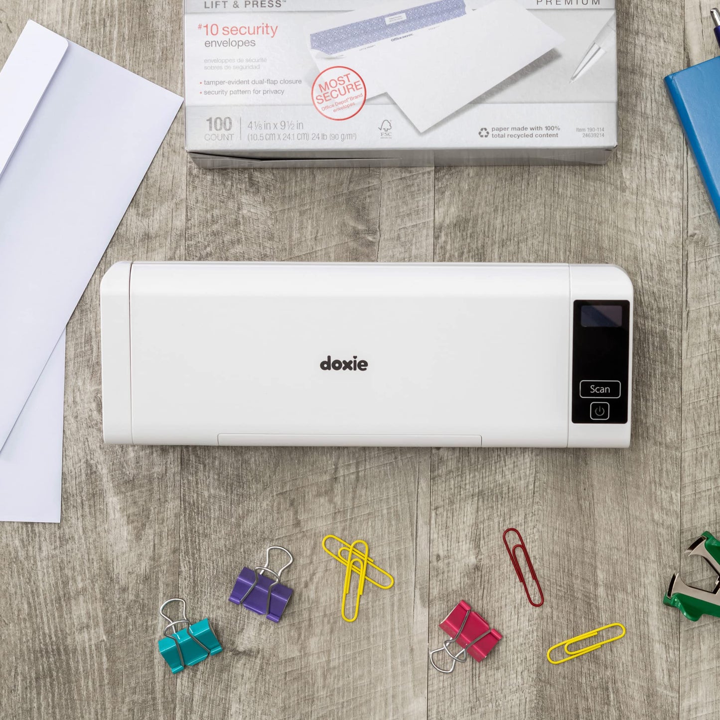 Doxie Pro - Duplex Document Scanner and Receipt Scanner for Home and Office with Amazing Software for Mac and PC