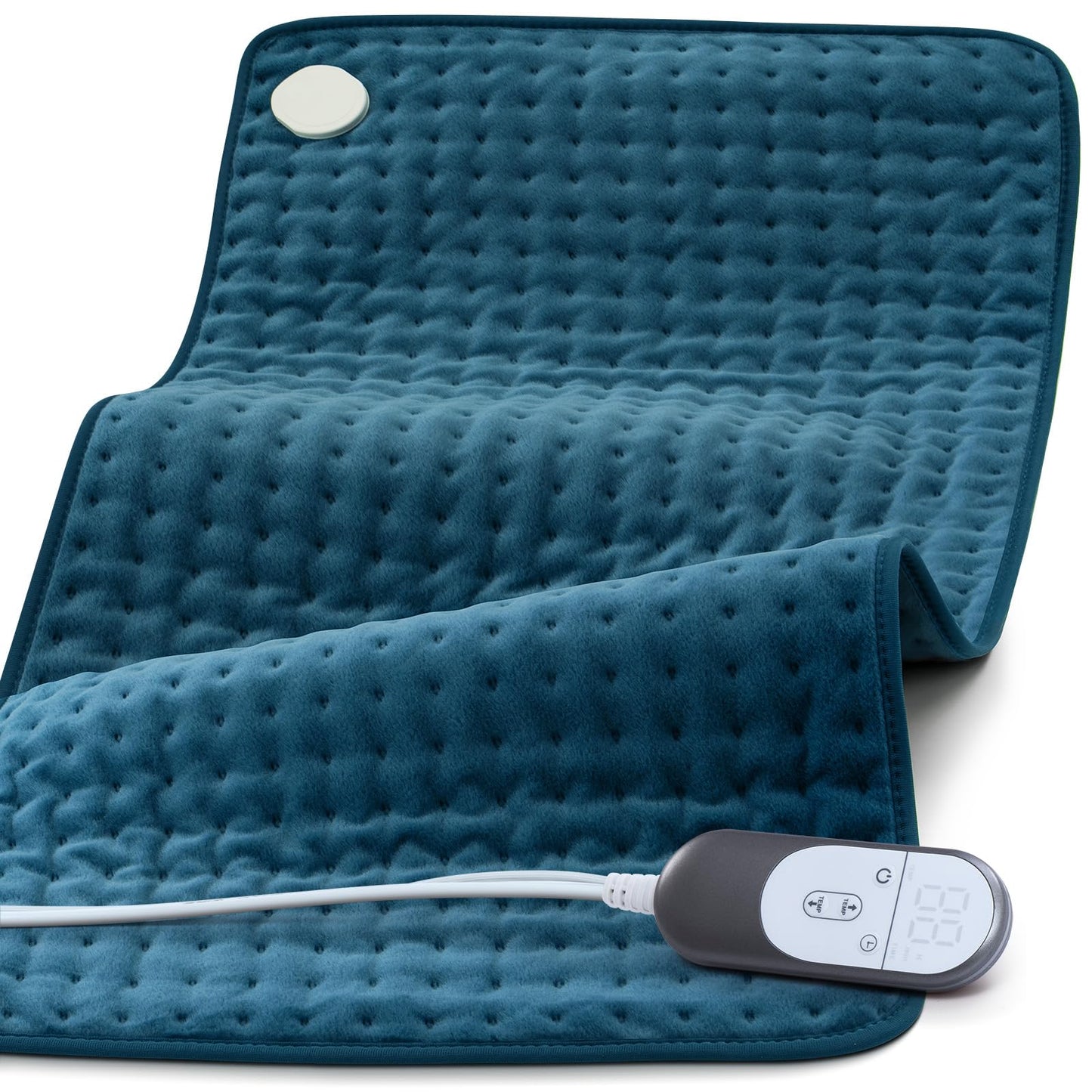 Heating pad for Back, Neck, Shoulder, Cramps and Leg Pain Relief, Heat Pads Christmas Gifts for Women, Men, Mom, Dad, Auto-Off,Machine Washable,Moist Dry Heat Options,Extra Large 12"x24"