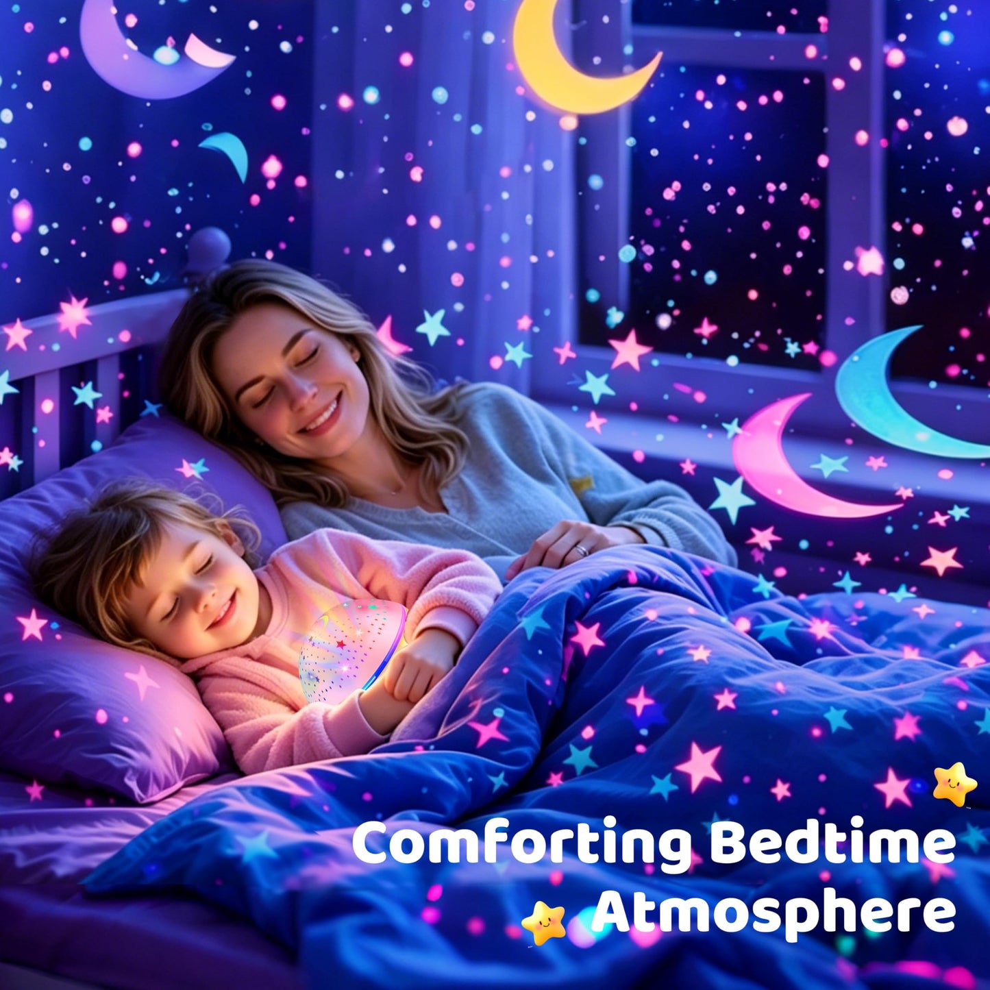MINGKIDS Toys for 3-8 Year Old Girls Boys,Star Night Light Projector with Hard Projection Cover, Timer&Rotation,2-9 Year Olds Kids Chritsmas Birthday Gifts