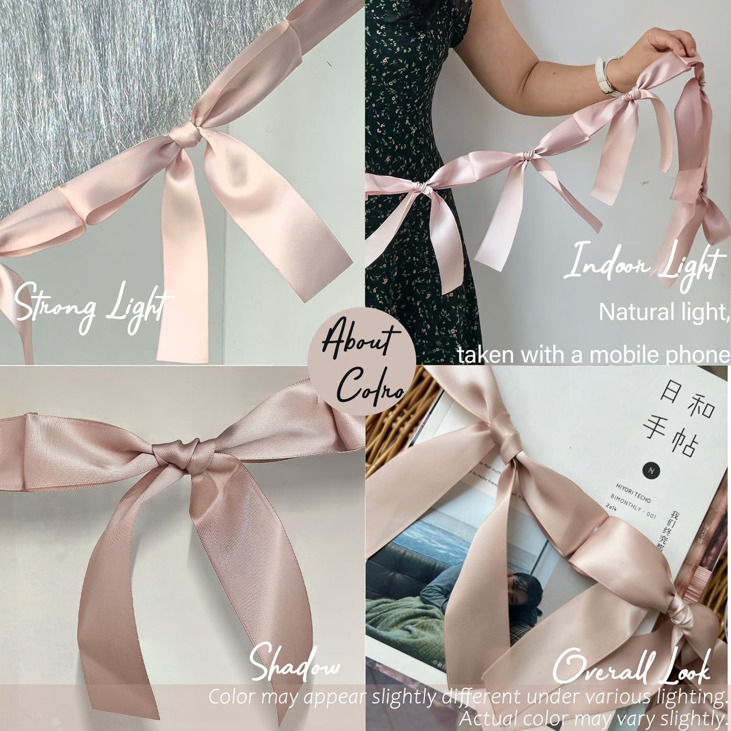 Dusty Pink Bow Garland, Pre-Assembled 6 ft – Single Accent Decoration for Bridal Shower, Baby Shower & Birthday Parties | Soft Matte Satin Bows (Dusk Rose)