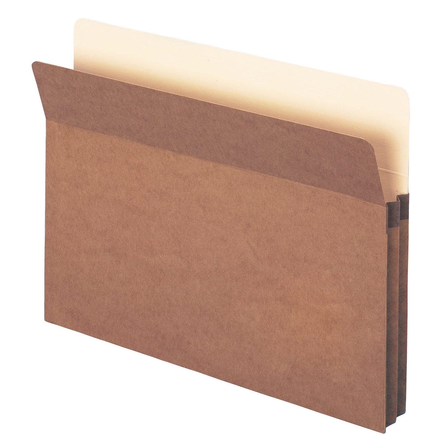 Smead File Pocket, Straight-Cut Tab, 1-3/4" Expansion, Letter Size, Redrope, 25 per Box (73214)