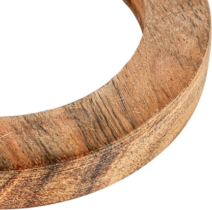 Creative Co-Op Acacia Wood and Marble Chain with 8 Links