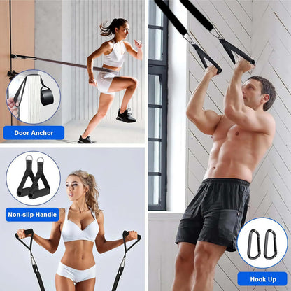 CroyVine Fabric Resistance Bands Set for Working Out,6 PC Non-Slip Exercise Booty Bands for Women & Men Leg and Glutes,Stretch Workout Bands for Home Gym Fitness,Yoga, Pilates,Stretching