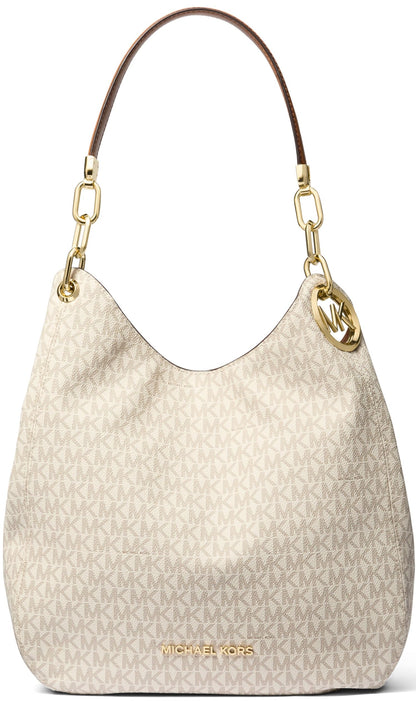 Michael Kors Lillie Large Chain Shoulder Bag, Vanilla/Acorn