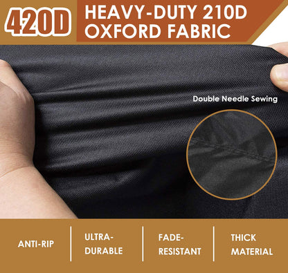 Gicov Sit-Up Board Cover Weight Bench Cover Outdoor Waterproof with Handle and Drawstring Fitness Bench Protector for Indoor Exercise Room Gym Use