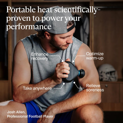 TheraGun Mini Plus Massage Gun by Therabody - Portable Massage Enhanced with Heat – Travel Essential for Faster Recovery On The Go