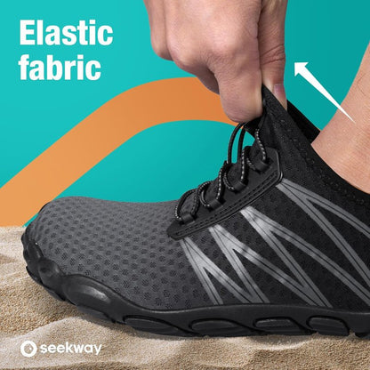 Water Shoes for Men & Women - Quick-Dry Aqua Socks for Beach, Swimming, Hiking & Kayaking | Lightweight & Breathable