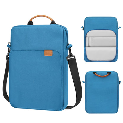 MoKo 15 Inch Laptop Sleeve Bag Fits MacBook Air 15" M2 2023, MacBook Pro 14" M2 2023, Galaxy Tab S9 Utra 14.6" 2023, Handle Carrying Case with Shoulder Strap, Indigo