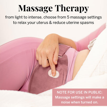 Pixie Period Heating Pad for Cramps - Thinnest Wearable Heating Pad - Unnoticeable Under Clothes - Best Portable Pain Relief Belt Device with Heat On The Market - Hours of Menstrual Pain Relief