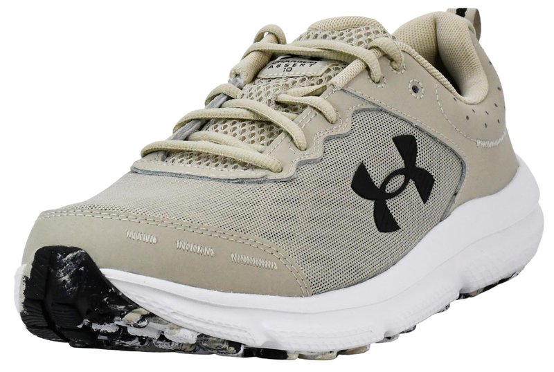 Under Armour Men's Charged Assert 10, (289) Khaki Base/Khaki Base/Black, 7.5, US
