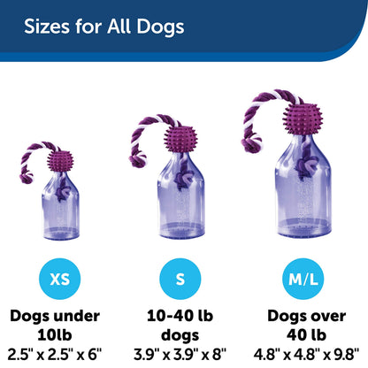 PetSafe Busy Buddy Tug-A-Jug Dog Toy – Slow Feeder and Trainer – Small