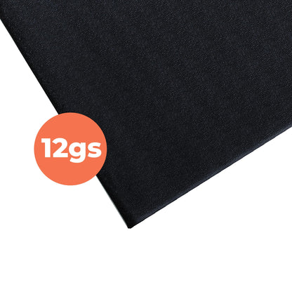 SuperMats Heavy Duty Equipment Mat 12GS, Made in USA, Large Treadmill & Exercise Equipment Floor Protector, Non-Slip Vinyl Composite, Vibration Dampening, Easy Clean, 36 in x 90 in, Black