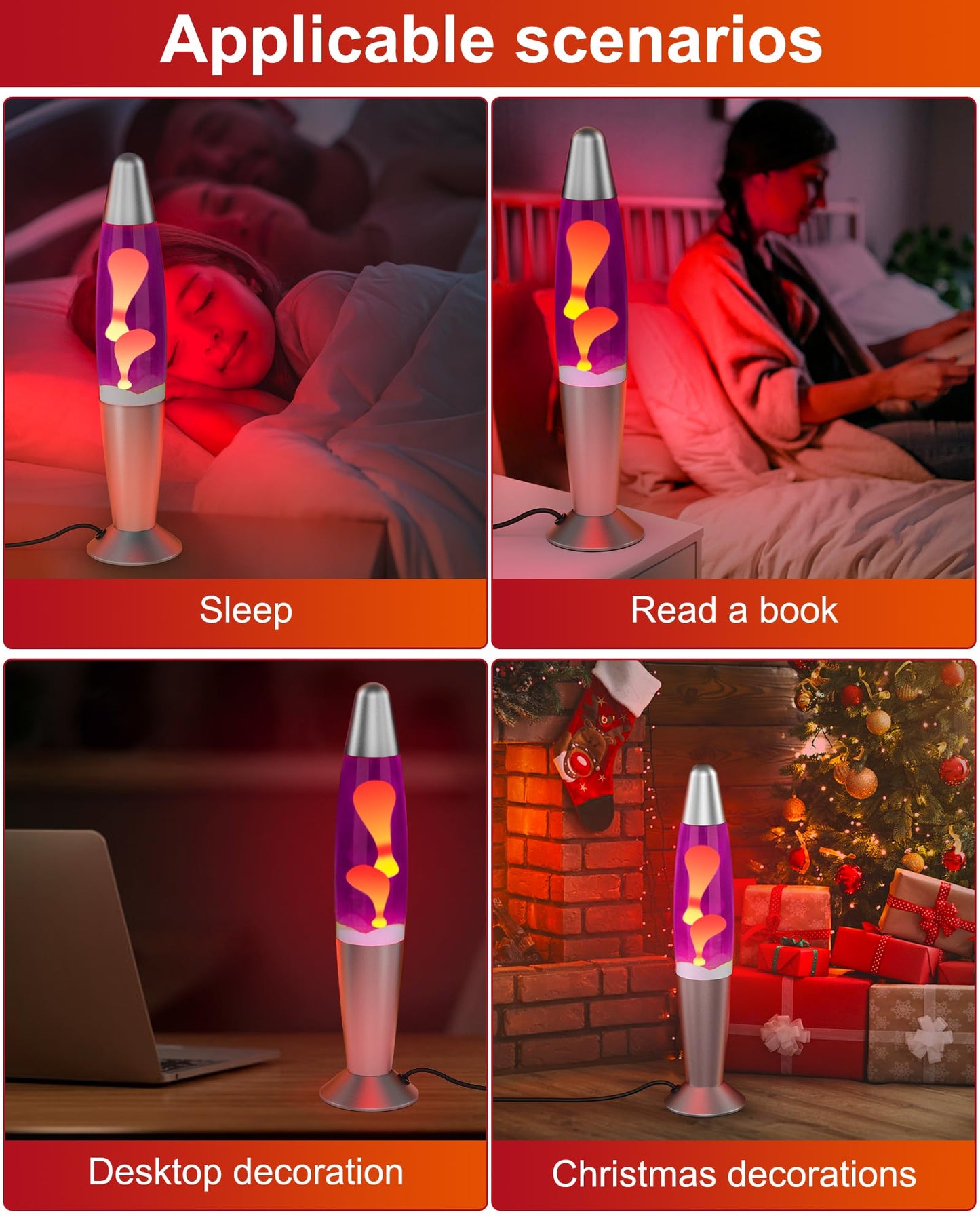 Eadaiylon Pink LED Motion Lamp for Adults and Kids, Liquid Motion Lamps with Yellow Wax Flows, Nigh Light Lamp Home Office Room Decor Great Gift for Women and Girls
