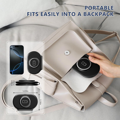 2025 Traveling Portable Wireless Mag-Safe Fast Charging Station,Magnetic 3 in 1 Charger for iPhone 17 16 15 14 13 12 Pro Max Plus,Apple Watch Series & Air pods 4 3 2 Pro-Gifts for Family