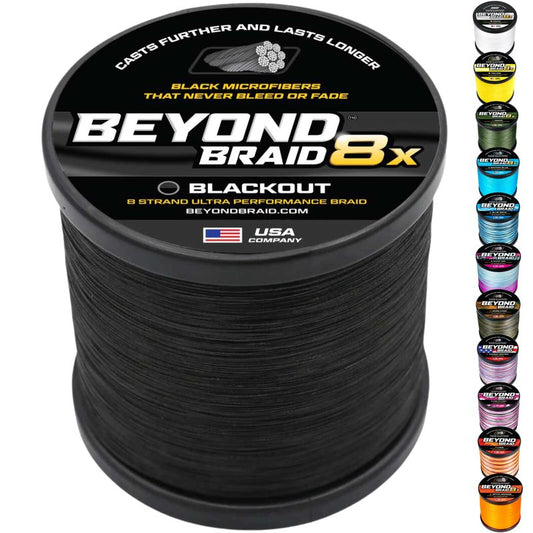 Beyond Braid Blackout No Fade 8X 300 Yards 50LB