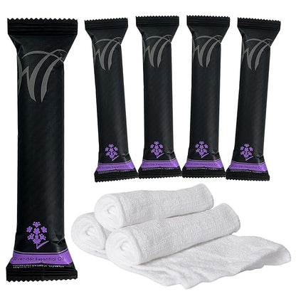 White Towel Services 8" x 8in Moist Cotton Towel Individually Wrapped