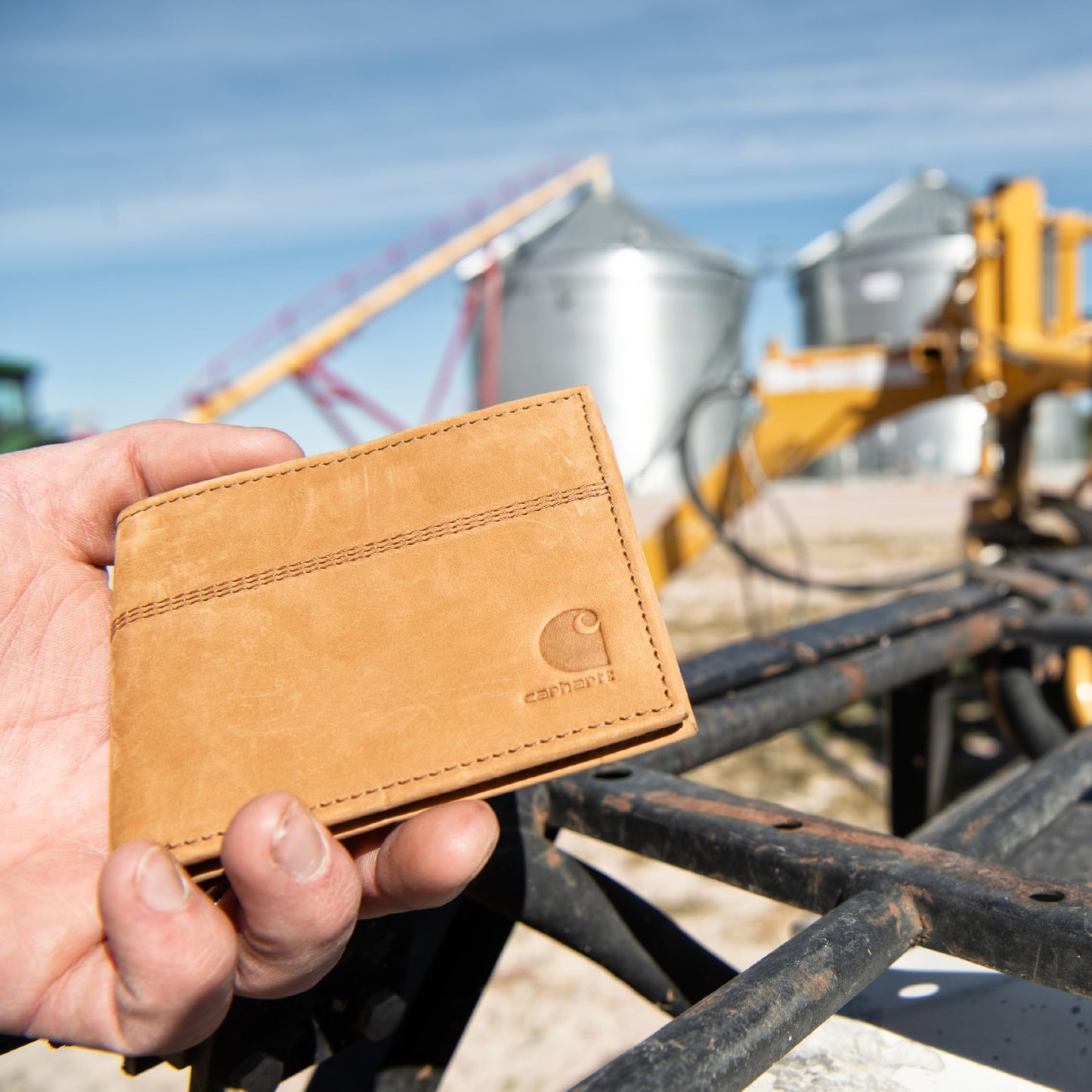 Carhartt Men’s Full Grain Saddle Leather Wallets, RFID Blocking Bifold, Trifold, and Front Pocket Options, Gifts for Men