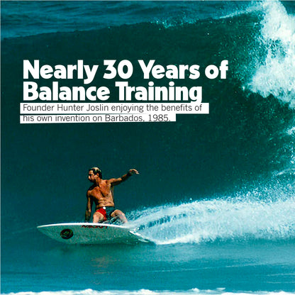 The Indo Board “Rocker” Model. Balance Board with Roller. Balance Training for Core Strength, Stability & Athletic Performance - Surfing, Skateboarding, Snowboarding. Designed for Progression.