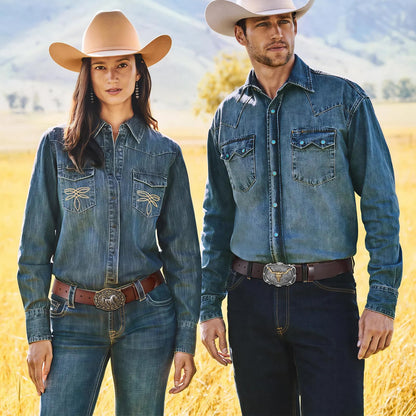 SANSTHS Western Cowboy Cowgirl Belts for Men Women Mens Western Belt Horse/Bull Buckle Country Mexican Leather Belt for Jeans