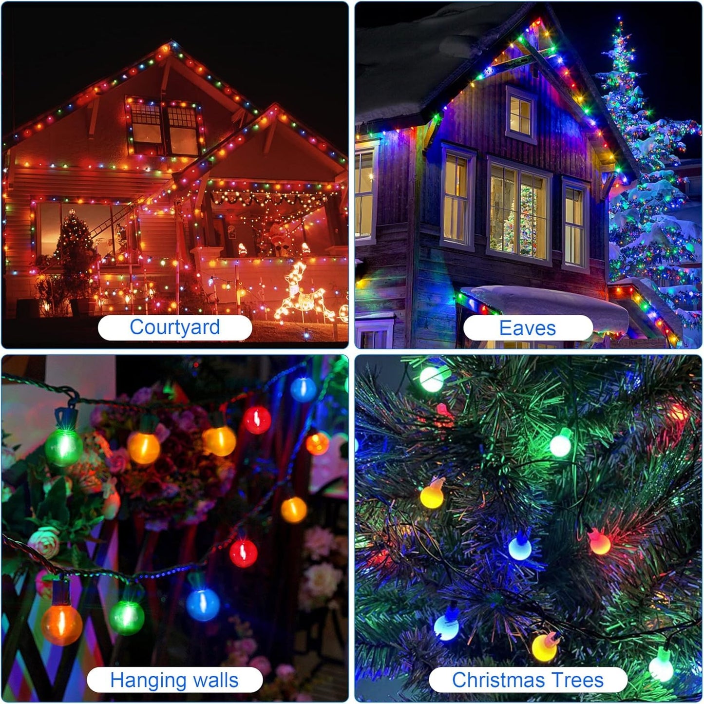 Sxminer 15 Pack G40 Light Bulbs LED Replacement Bulb 1W LED Filament Bulb Shatterproof Plastic LED Outdoor String Lights E12/C7 Globe Edison Bulb Decorative Bulb for Patio Christmas Home Decor(Purple)