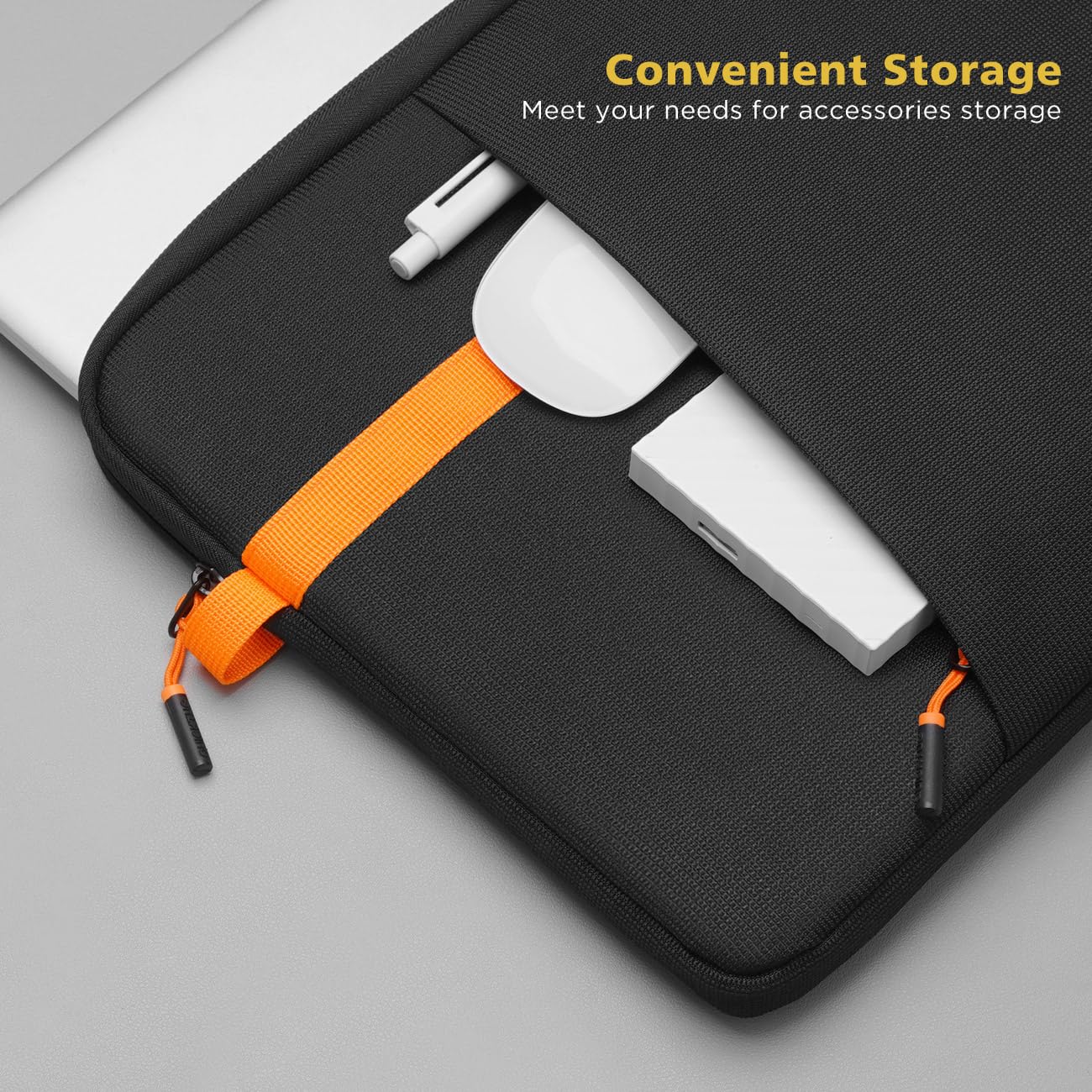 NIDOO 16 inch Laptop Sleeve Computer Carrying Case Cover for 16" Lenovo Legion 5i 7i 9i / Legion Pro 5i / 16" ThinkPad E16 Gen 3/ L16/ T16 Gen 3/ Dell Pro 16 Plus /16" MacBook Pro M4/ HP ASUS Samsung