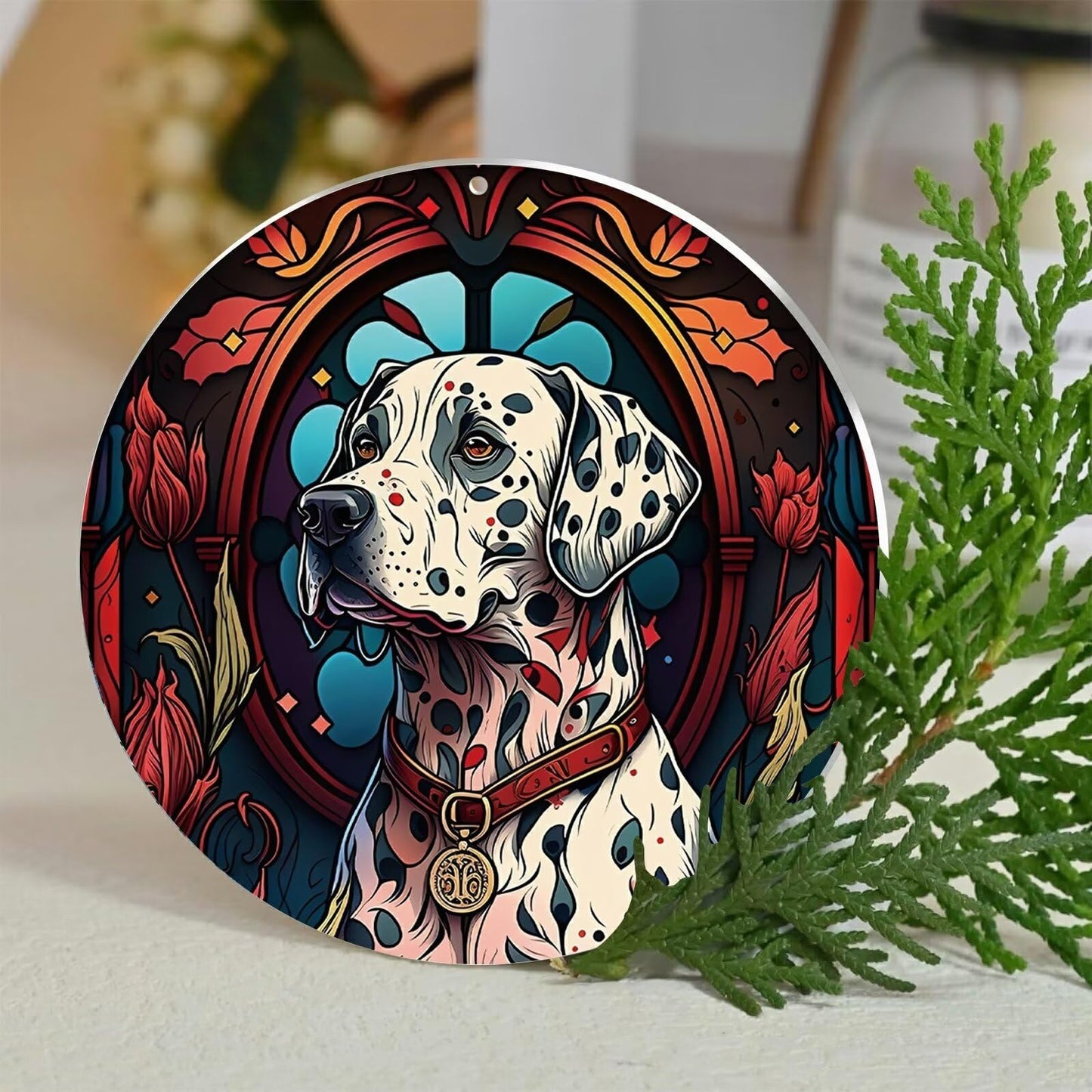Dalmatian Christmas Ornament 2025 - Dalmation Gifts for Women, Dalmatian Ornament for Christmas Tree, Gifts for Dalmatian Lovers Dog Christmas Decor Keepsake