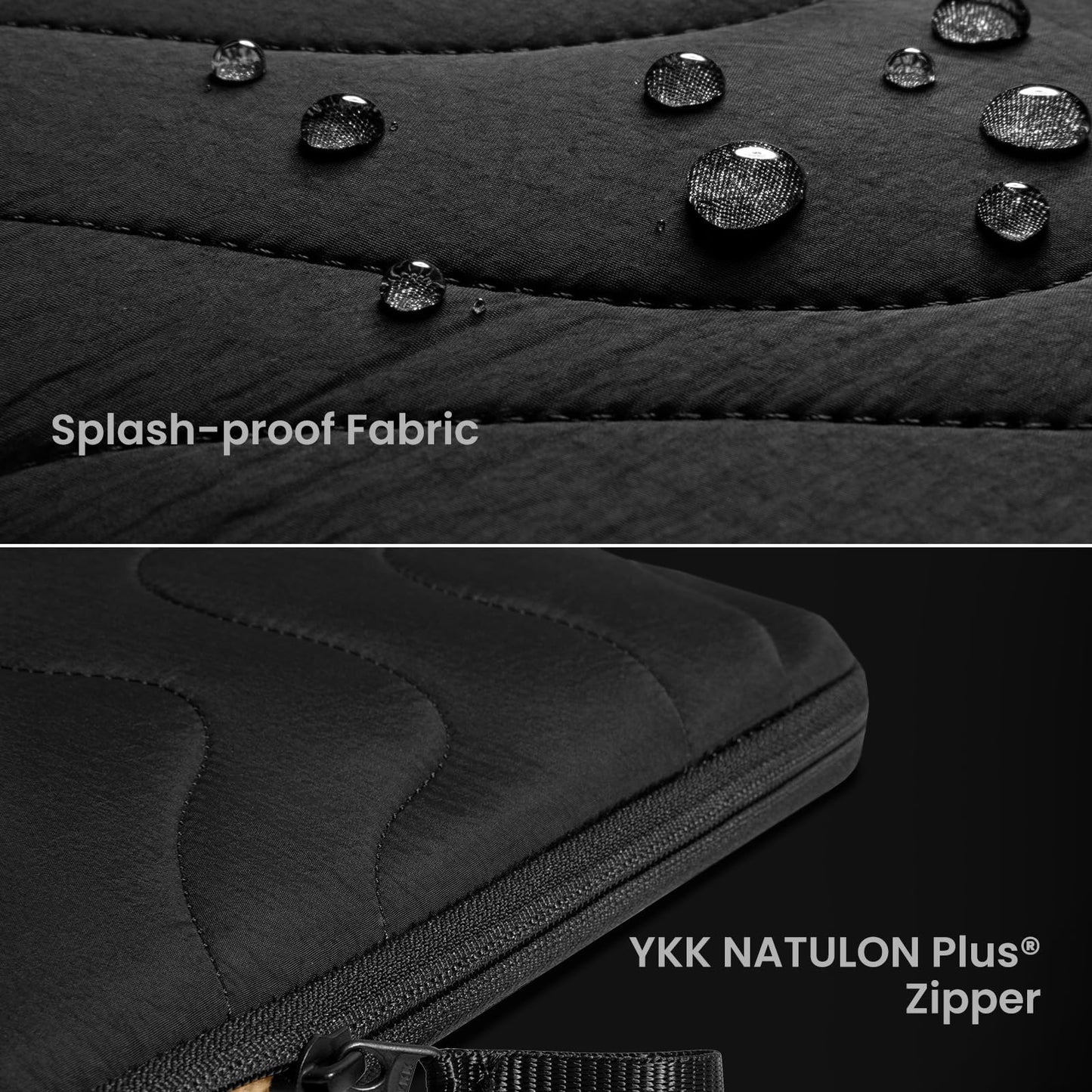 tomtoc 360 Protective Puffy Laptop Sleeve for 13-inch MacBook Air M5/A3449(2026)/M4/M3/M2 A3240 A3113, MacBook Neo A18 & MacBook Pro M2/M1, Quilted Soft Puffer Bag for 13-inch Surface Pro Copilot+PC