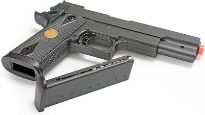 BBTac 1911 Dual Spring Airsoft Pistols - 2-Pack High Performance 260 FPS Handguns | Spring Powered for Target Shooting & Tactical Play