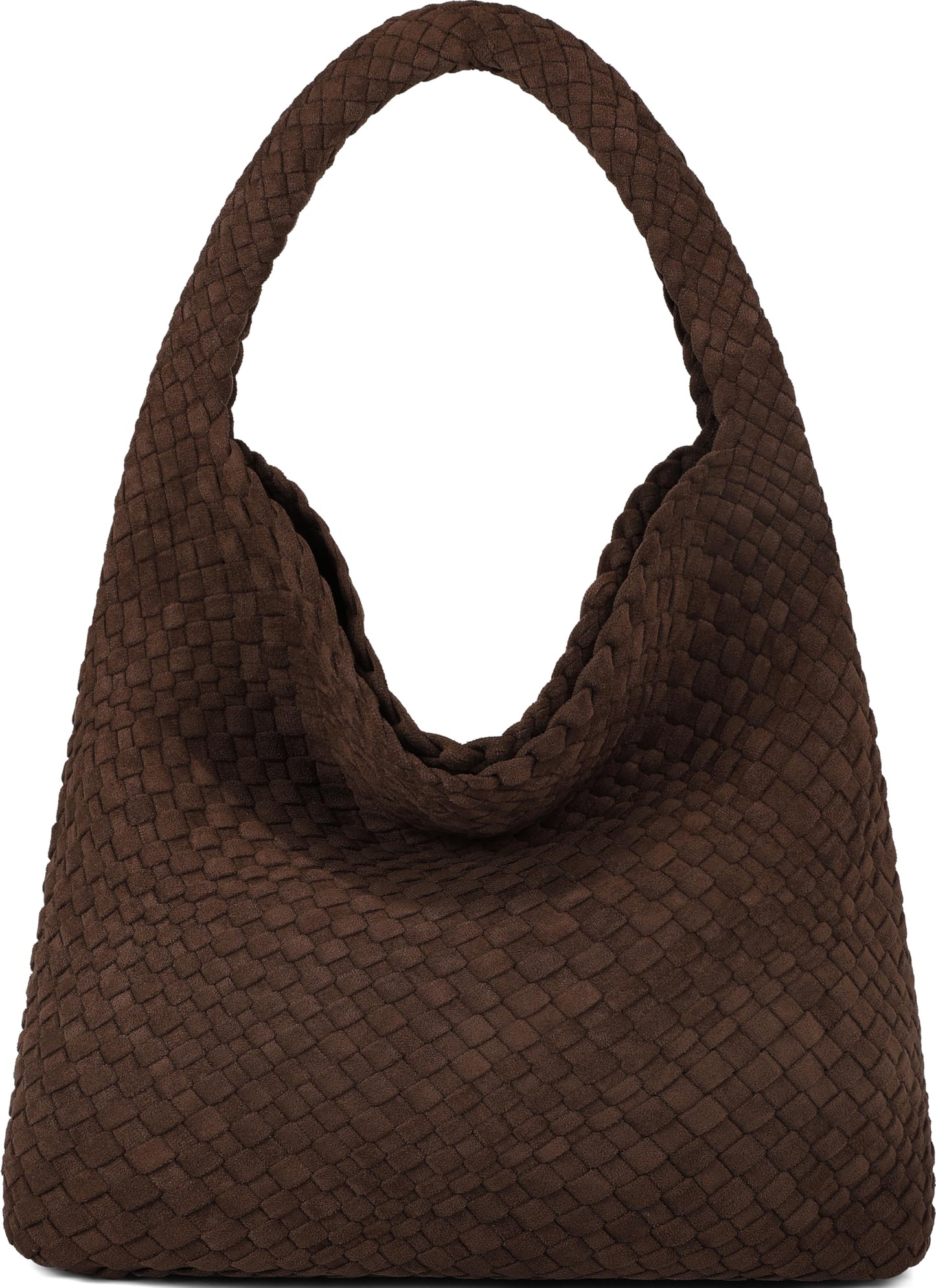 Queenoris Fashion Hobo Bags for Women Top-handle Shoulder Bag Vegan Leather Purses Soft Summer Tote Bag
