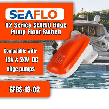 SEAFLO 02-Series Bilge Pump Float Switch for 12V, 24V, 32V