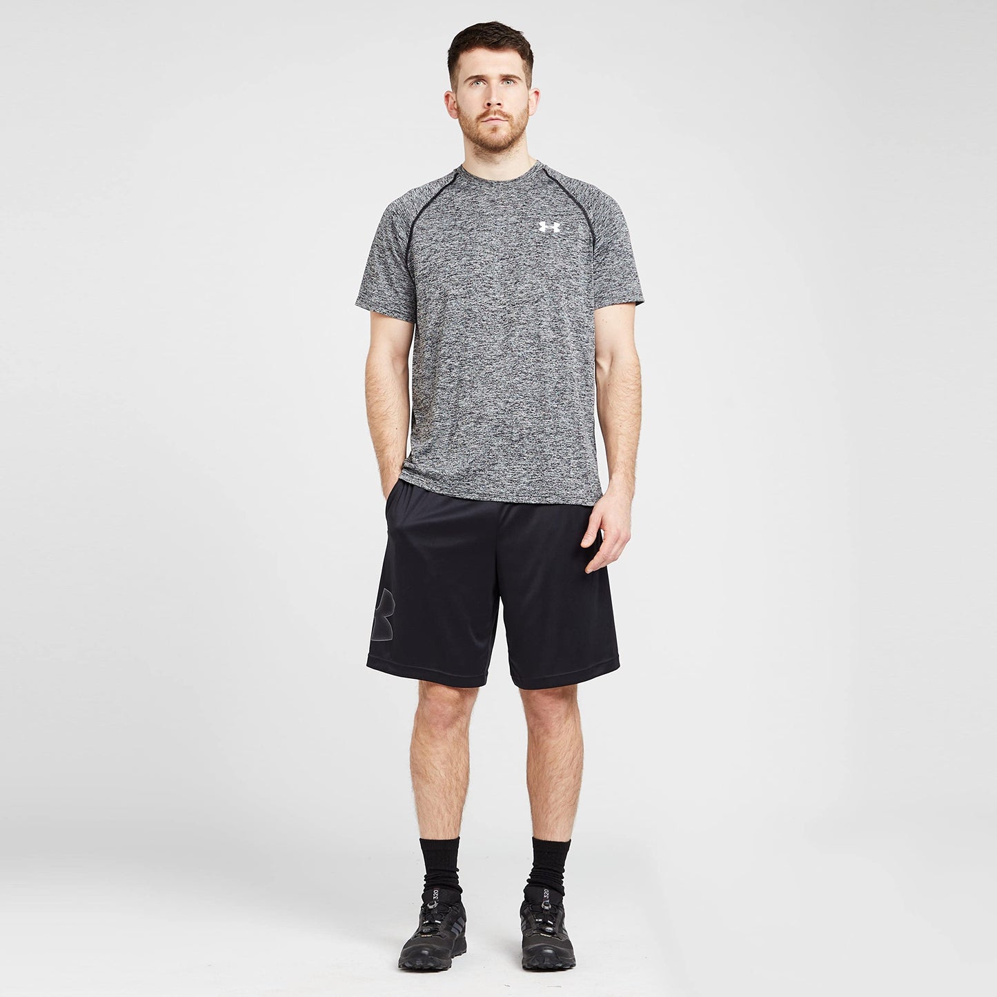 Under Armour Men's UA Tech™ Graphic Shorts SM Black