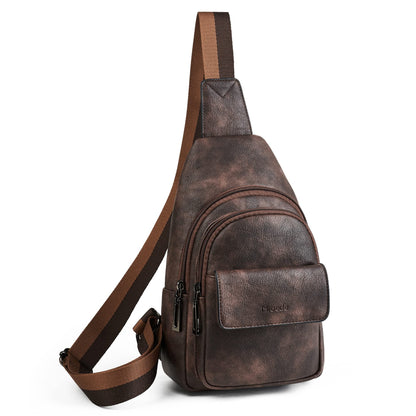 Sling Bag Crossbody Bags for Women Small Cross Body Bag Fanny Packs Chest Sling Purse for Daily Travel Leisure Sport