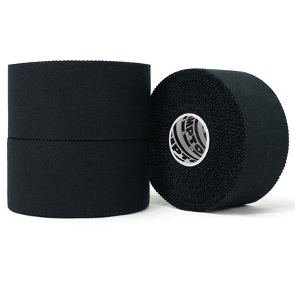 Hampton Adams | As Seen on Shark Tank | Original Athletic Sports Tape (3-Pack) | 45ft Rolls | Very Strong Easy Tear NO Sticky Residue | Best Tape for Athlete & Trainers | Fingers Ankles (Black)