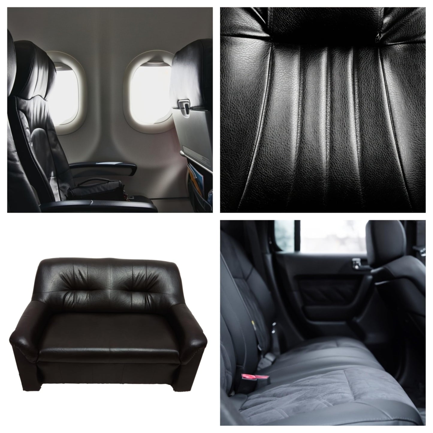 Black Leather, 1.4-2.0mm Thickness for Wallets, Briefcases, Sofa & Stool, Leather Sheets for Crafting (Black lizhiwen12×24" 1pc